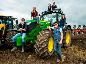 Supporting image for story: Video and pictures: Field of dreams in Shropshire students' ploughathon
