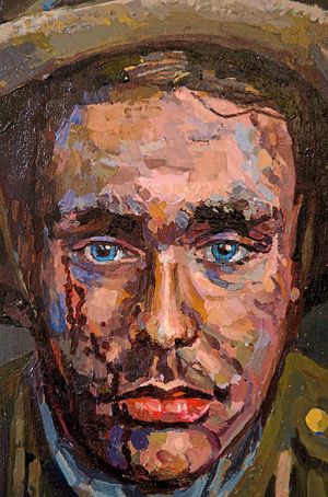 Acrylic work by Andrew Sylvester

