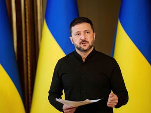 Ukrainian President Volodymyr Zelensky