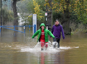 Supporting image for story: In pictures: Scenes from flooding in Shrewsbury, Ironbridge and Jackfield
