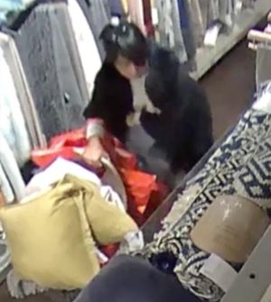 Narinder Kaur was caught on CCTV at a TK Maxx store as she defrauded the retailer. Photo: CPS