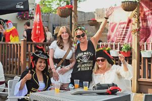 The Cross Pub in Oldbury and the annual Pirate Treasure hunt, looks set to raise around £4,500 for charity