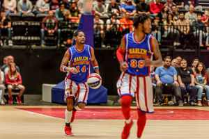 The Harlem Globetrotters in Birmingham. Credit: Chris Bowley