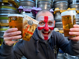 Supporting image for story: Walsall brewhouse creates an England World Cup beer – using German hops