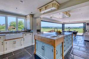 The kitchen at Kingslow House. Picture: Rightmove/Peter James Property Ltd.