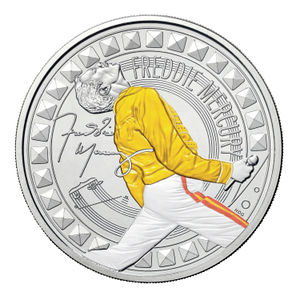 Freddie Mercury is being celebrated with a new Royal Mint coin design, which the Queen singer's sister said would have "meant the world" to him. Royal Mint/PA Wire

