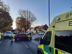 Supporting image for story: One person injured in Shrewsbury crash