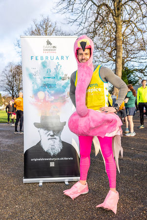 Shrewsbury's annual DarwIN Festival opened with a Park Run with a difference in The Quarry.