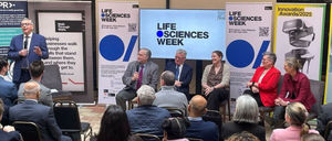 David Kidney, executive chair of the West Midlands Health Technologies Cluster, addressing a WM Life Sciences Week prep event.