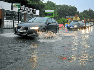 Supporting image for story: Heavy rainfall wreaks havoc for Wolverhampton motorists as roads are flooded