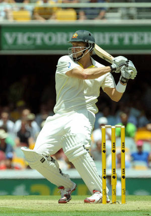 Australia's Shane Watson bats