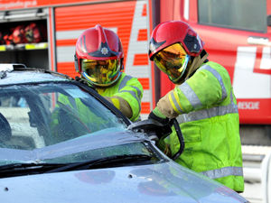 Supporting image for story: Crews tackling grass and tree fire close to Dudley town centre