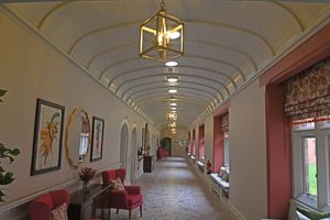 The priory features regal hallways that would be akin to a royal palace