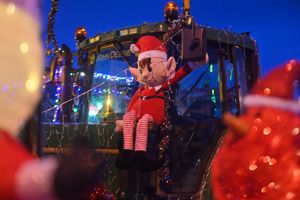 The tractor run set off from Shrewsbury Livestock Market