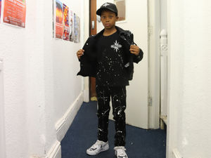 Supporting image for story: Fashion designer, 11, wows on Wolverhampton catwalk