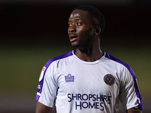 Supporting image for story: Daniel Udoh playing for his Shrewsbury Town future