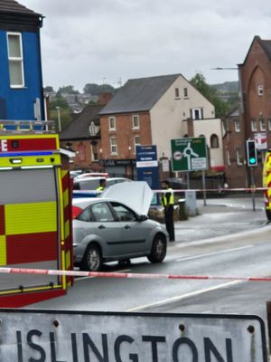 The collision occurred on the junction of Stourbridge Road and Islington Road. Photo: Melvin Cooper
