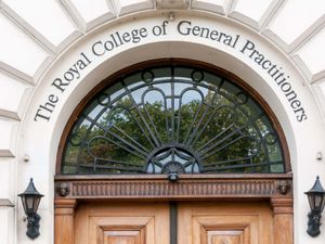 Name carved over the entrance to The Royal College of General Practitioners in London