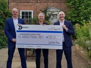 Supporting image for story: Local business signs up to support Shropshire Wildlife Trust