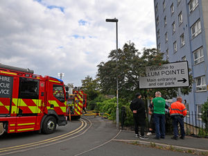 Supporting image for story: Blaze at Brownhills high rise started accidentally, fire service confirms