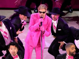 Supporting image for story: Ryan Gosling performs hilarious rendition of I’m Just Ken at Oscars