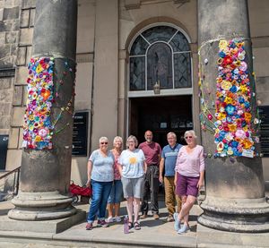 What talented ladies,  thank you. It's a WOW from Shrewsbury Flower Club.
