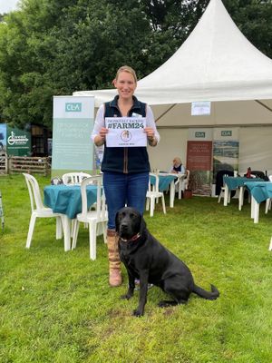 Sophie and Wilma at the Burwarton Show