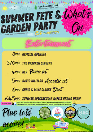 Entertainment Schedule