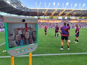 Supporting image for story: Bridgnorth girls' football team to play vital role in Euro 2025 final using groundbreaking robot technology