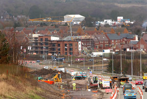 The new Lawley development underway in early 2008.