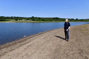 Doug Clarke, Water Resources Planning Lead at Severn Trent at Tittesworth Reservoir in Leek, Staffordshire