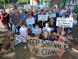 Supporting image for story: Clean air call as Shifnal group protests over development plans - with pictures