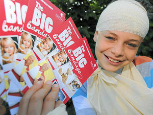 Supporting image for story: Harley's big bandage cash boost for charity fund