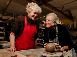 Supporting image for story: Shropshire potter passes skills to youngsters