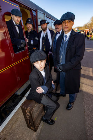 The Peaky Blinders event at Chasewater Railway