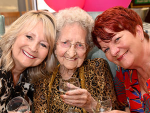 Supporting image for story: Tipton Twin who shot to fame on TV alongside her sister celebrates her 100th birthday