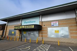 An empty unit on the St John's Retail Park, Wolverhampton