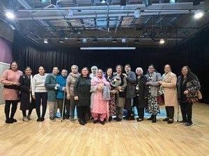 The local residents group at The Valley of Queens production. 