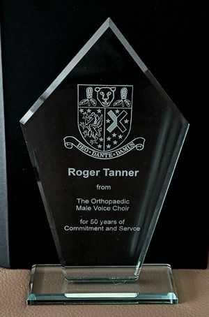 Roger Tanner engraved Memento