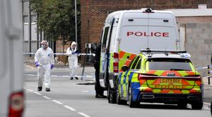 A police cordon was put into place following the discovery of the body