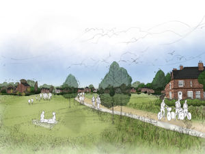 Supporting image for story: 500 acres of parks and public space promised as part of controversial development near M54