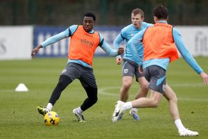 Souleyman Mandey on the ball for Albion (Photo by Adam Fradgley/West Bromwich Albion FC via Getty Images)