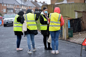 Home testing kits are being handed out to residents in the W2 postcode area