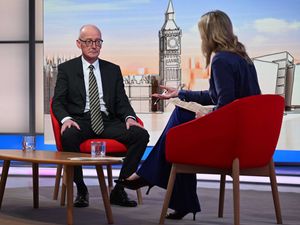 Chancellor of the Duchy of Lancaster Pat McFadden appearing on the BBC1 current affairs programme, Sunday with Laura Kuenssberg
