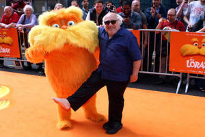 Supporting image for story: Danny Devito at UK premiere of The Lorax in Birmingham