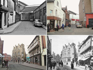 Supporting image for story: Then and now: Oswestry folk came to author David's aid