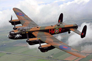 An Avro Lancaster – this iconic World War II aircraft is still flying with the Battle of Britain Memorial Flight