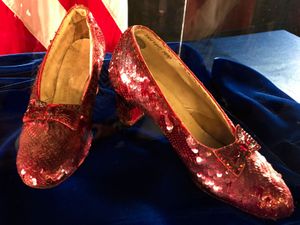 Supporting image for story: Ruby slippers from The Wizard Of Oz up for sale nearly two decades after theft