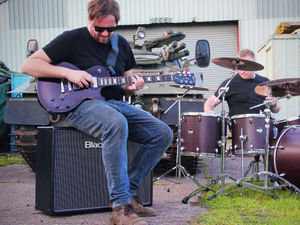 Supporting image for story: Shropshire unsigned band Black Bear Kiss tell us about the day they drove a tank