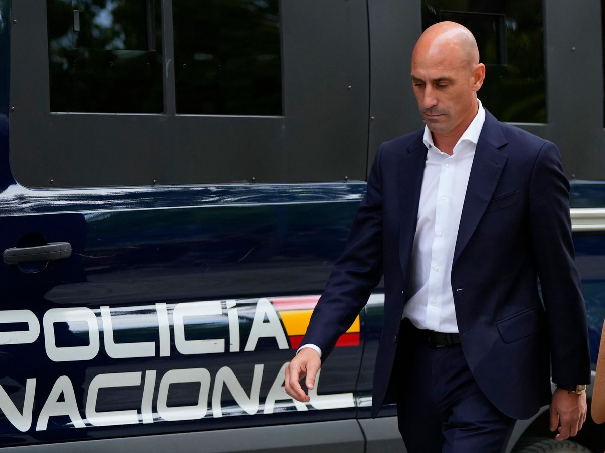 Former Spanish football boss Rubiales egged by uncle at book presentation